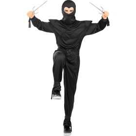 Fekete Ninja Jelmez Felnőtteknek Plus Size
